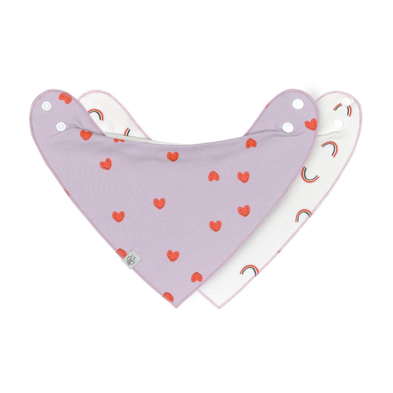 Bandana (2 pcs), Happy Rascals Hearts