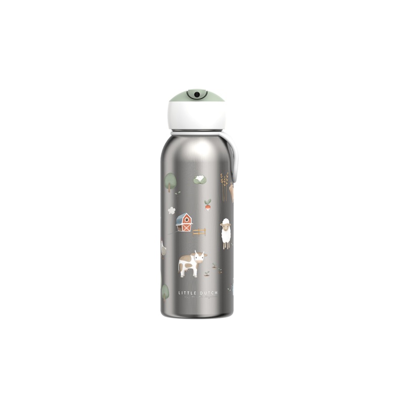 Insulated bottle flip-up Campus 350 ml - Little Farm