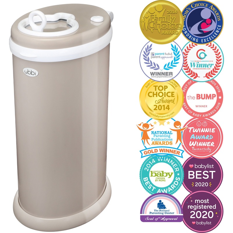 Nappy Bins Taupe