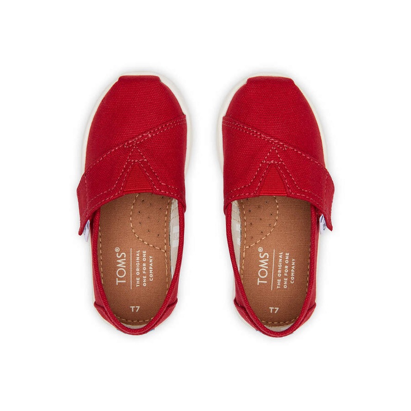 Tiny Alpargata Canvas Red 18.5