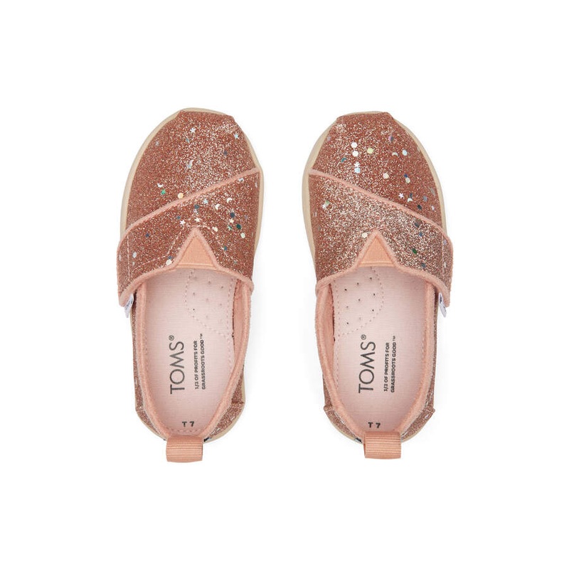 Tiny Alpargata Rose Gold Cosmic 19.5