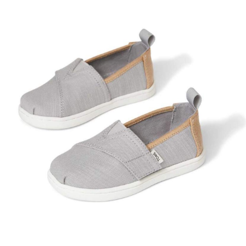 Tiny Alpargata Woven Grey 19.5