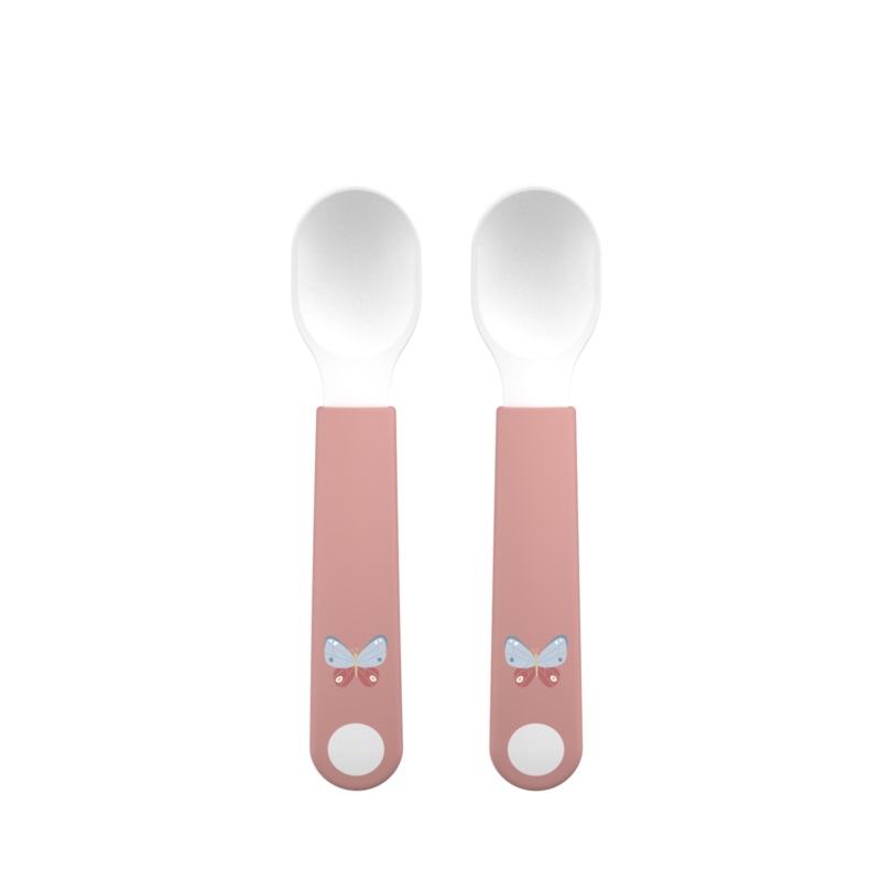 Trainer spoon set of 2 Flowers & Butterflies