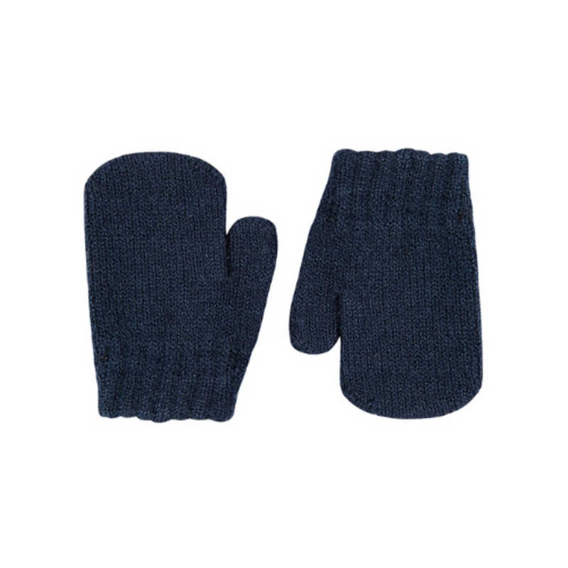1 Finger Mittens - Navy