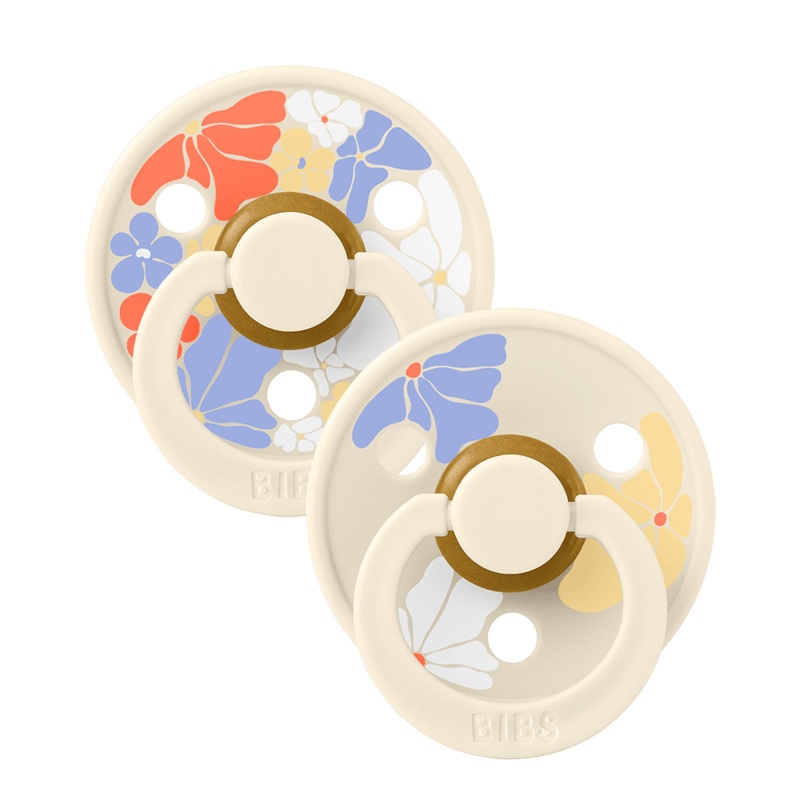Bibs Dummy Studio Morning Bloom Latex Ivory Mix 1 (0-6m)