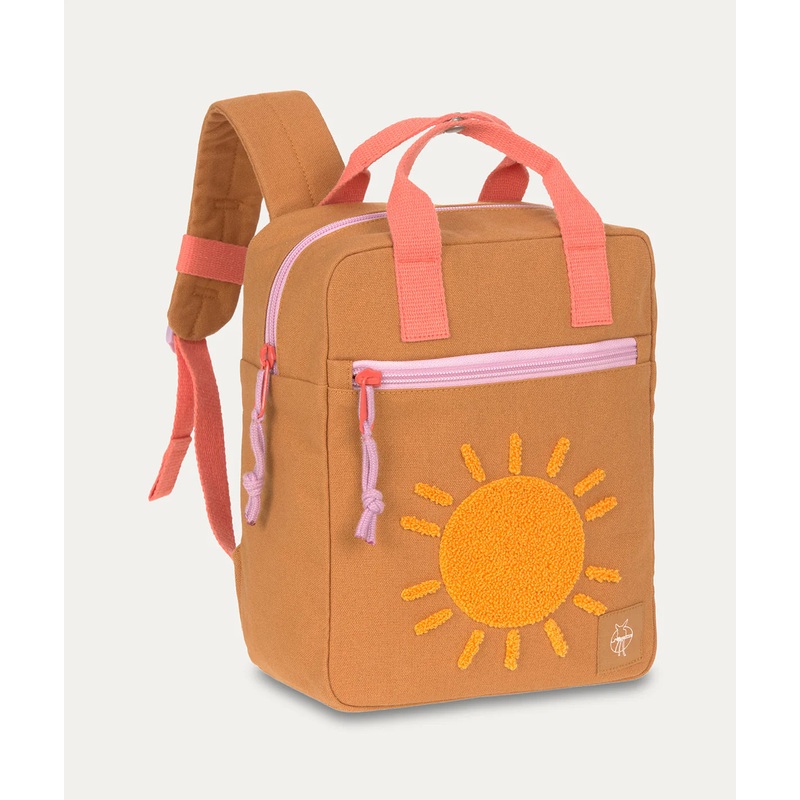 Little One & Me Square Backpack - Small, caramel