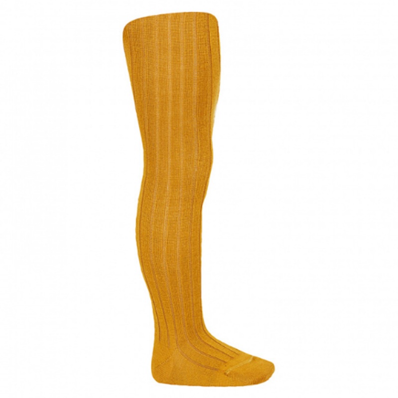 Wool Rib Tights - Curry 3m/000