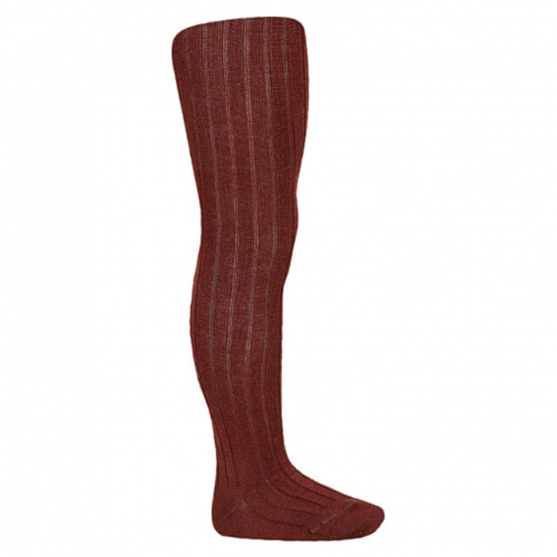 Wool Rib Tights - Granate 3m/000