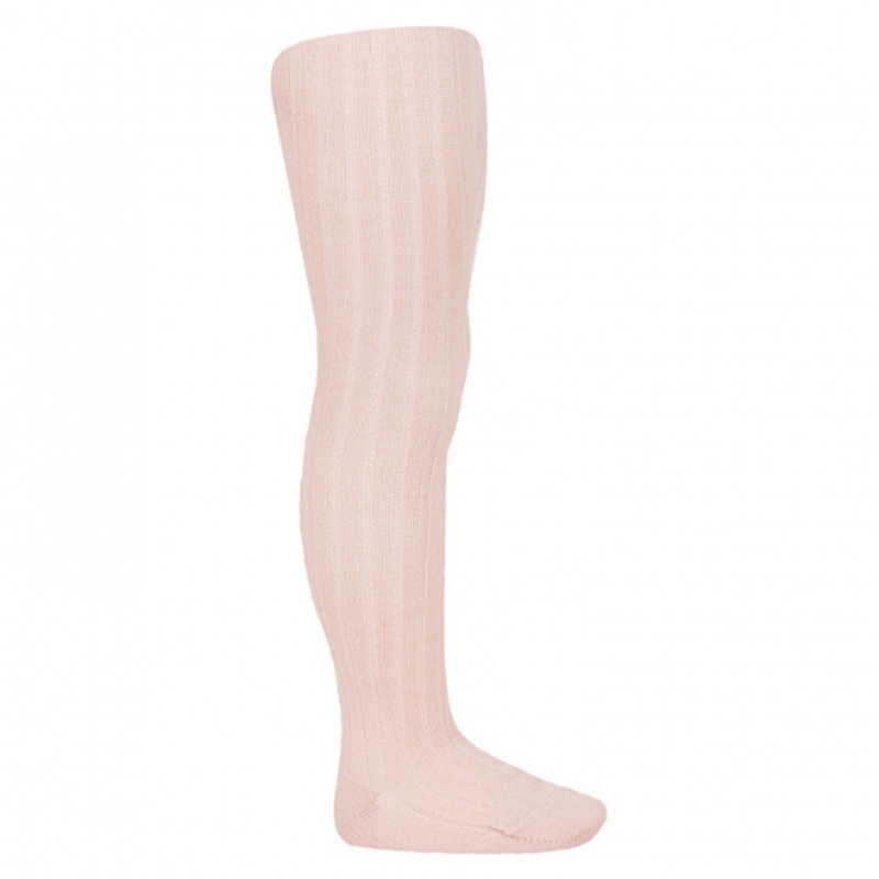 Wool Rib Tights - Nude 3m/000