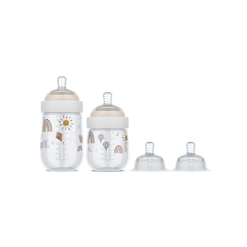 Baby Bottle Starter Set 4pcs - Sunshine & Rainbow