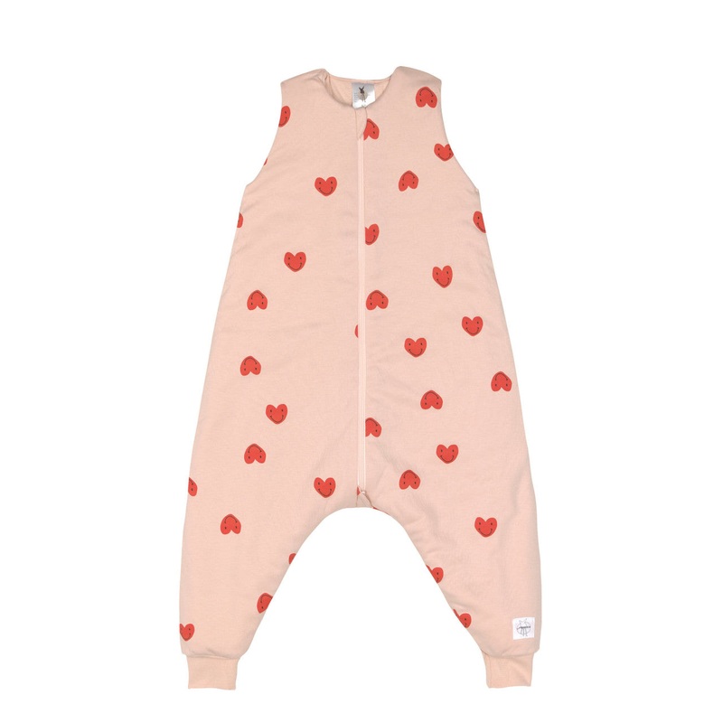 Baby Sleeping Jumper TOG 2,5 - Heart peach rose 98/104 2-4y