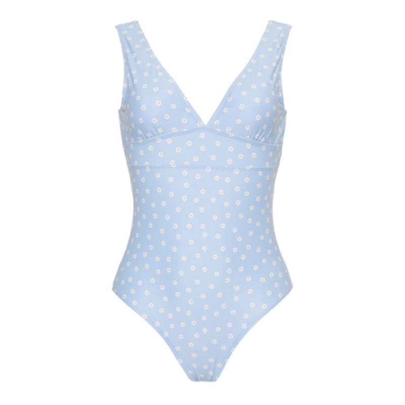 Bathsuit ladies Daisies Blue 36
