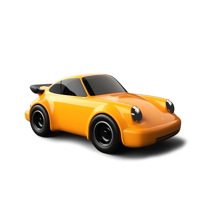 Racing Car Porsche - Golden Yellow