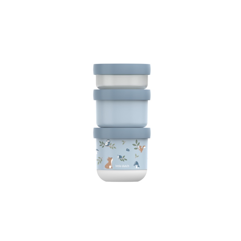 Stackable Snackbox 3 pcs - Forest Friends