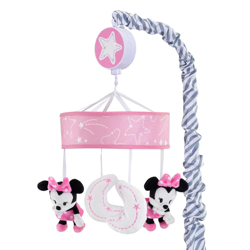 Lambs & Ivy Minnie Crib Musical Mobile