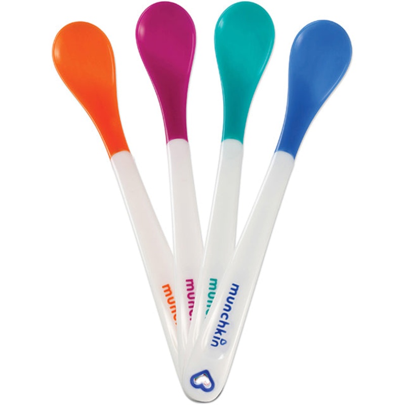 Munchkin White Hot Infant Spoons - 4 Pack