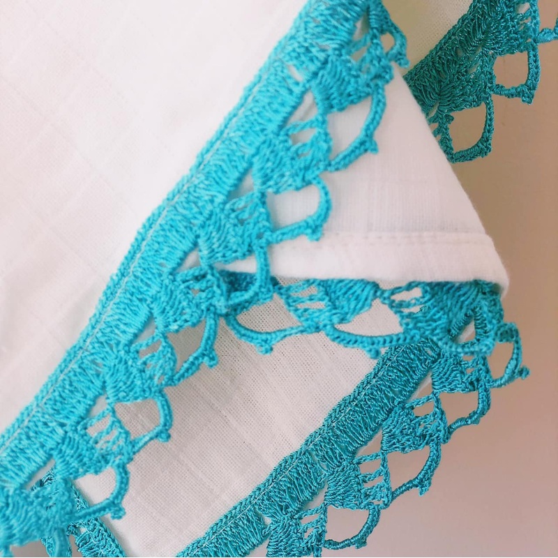 Muslin Cloth Tourquoise