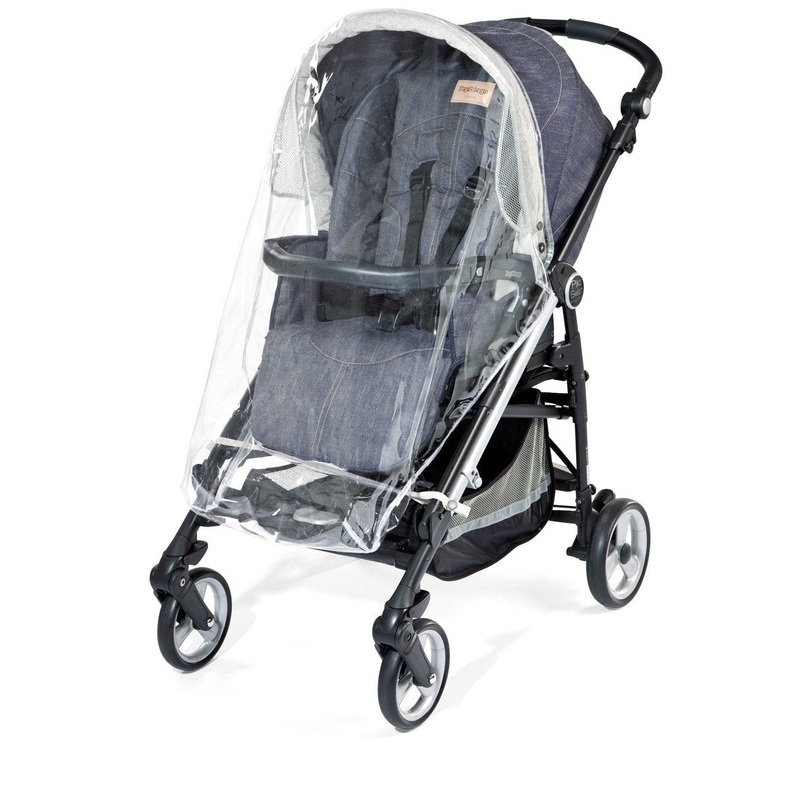 Peg Perego Rain Cover Stroller Clear Canopy