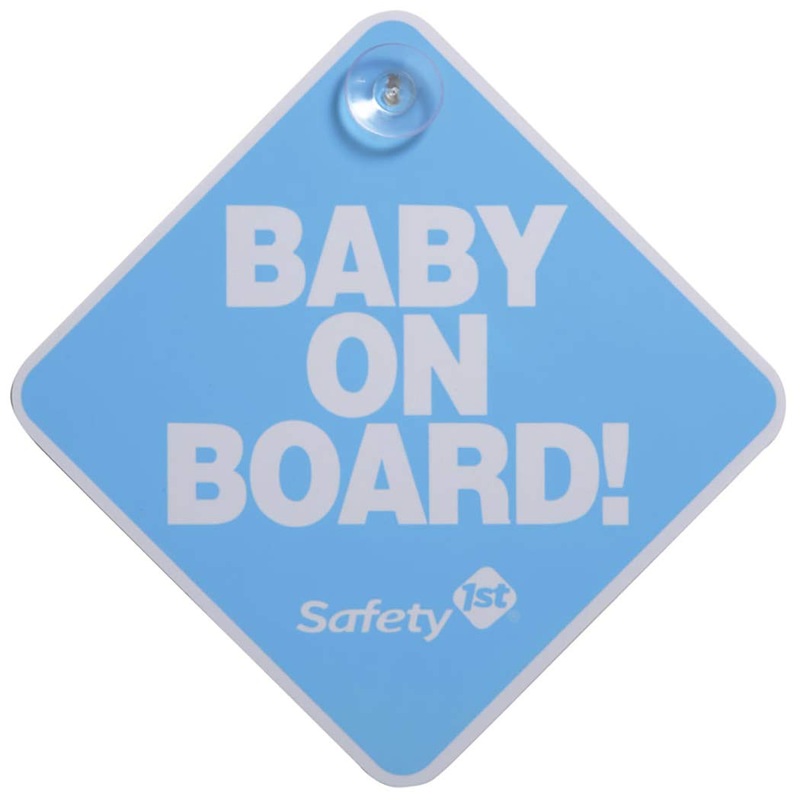 Safety 1st Baby On Board Sign Blue