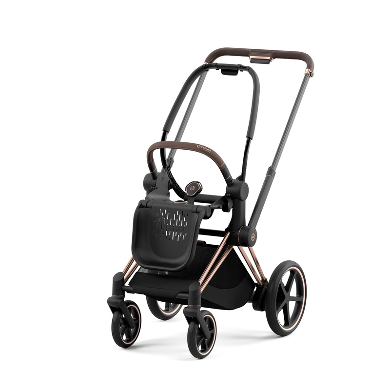 Cybex e-PRIAM 2 Stroller Frame Rosegold / Brown