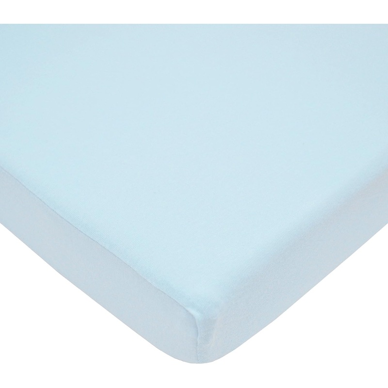 American Baby Playard Value Jersey Sheet - Blue