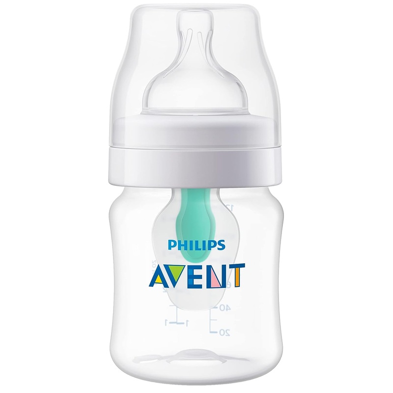 Avent Anti-Colic Baby Bottle with AirFree Vent 4oz, 1pk - Clear