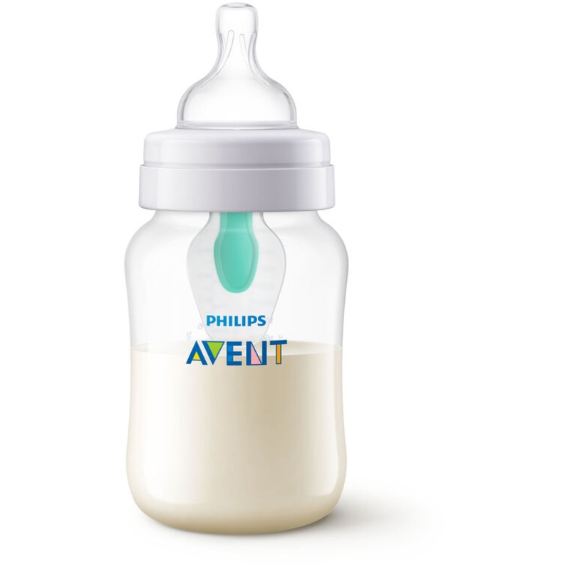 Avent Anti-Colic Baby Bottle with AirFree Vent 9oz, 1pk - Clear