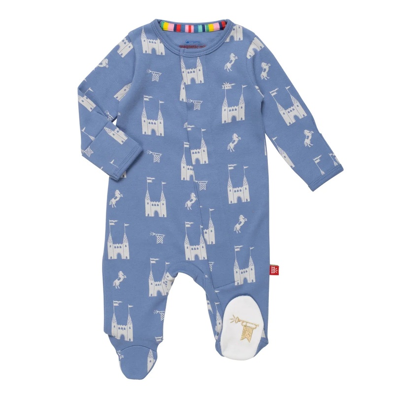 Magnetic Me Boy The Balmoral of The Story Organic Cotton Footie 0-3 Months