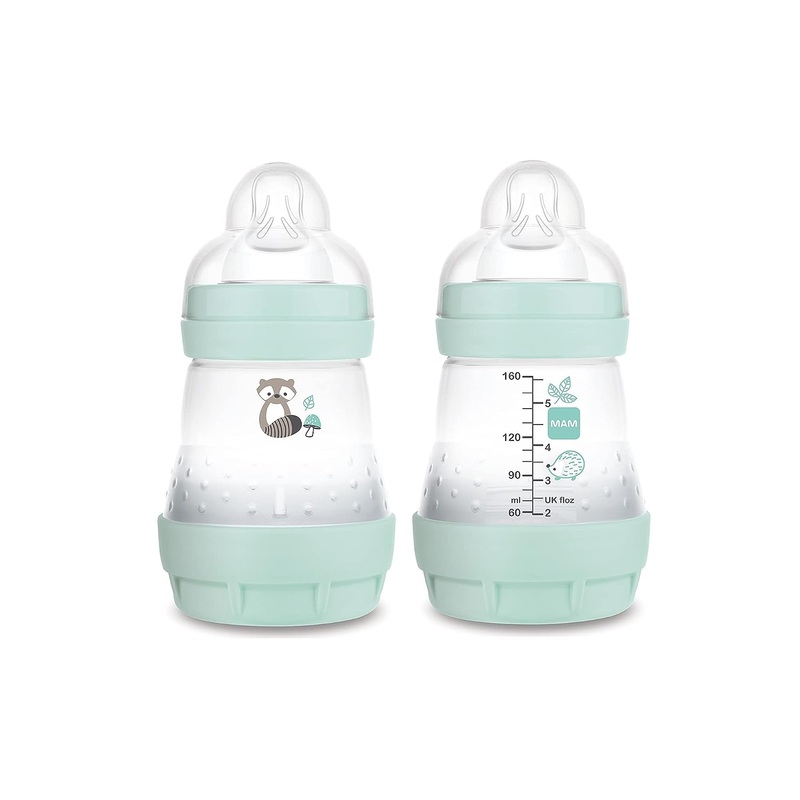 MAM Original Matte Bottles 5oz,  2 Pack Boy