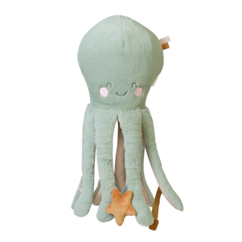 Saro Multi-Activity Fluffy Octopus Mint