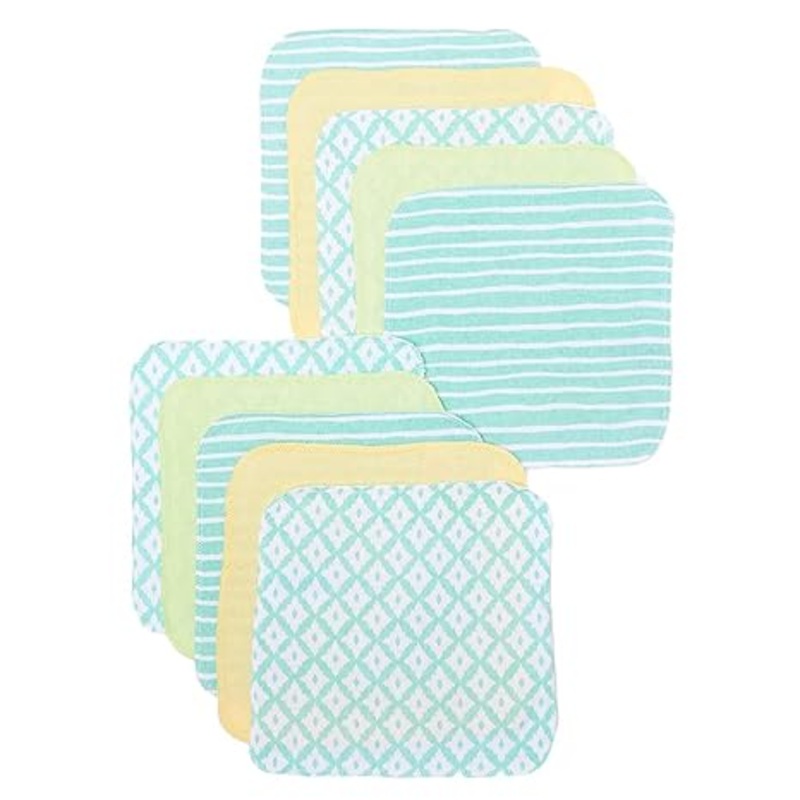 Spasilk 10PK Washcloth - Green