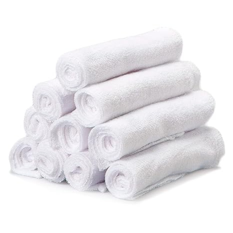 Spasilk 10PK Washcloth - White