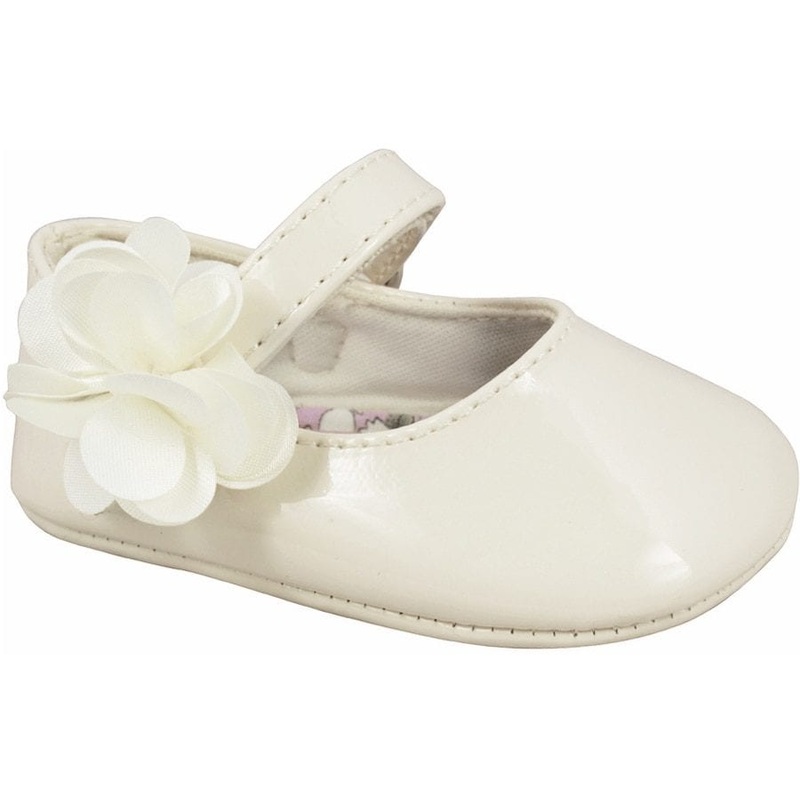 Baby Deer Ivory Mary Jean Dress Flat Shoes 1