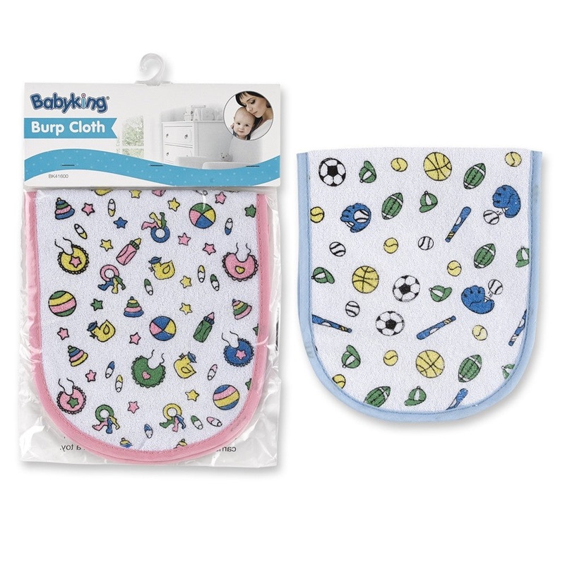 Baby King Burp Cloth Sports