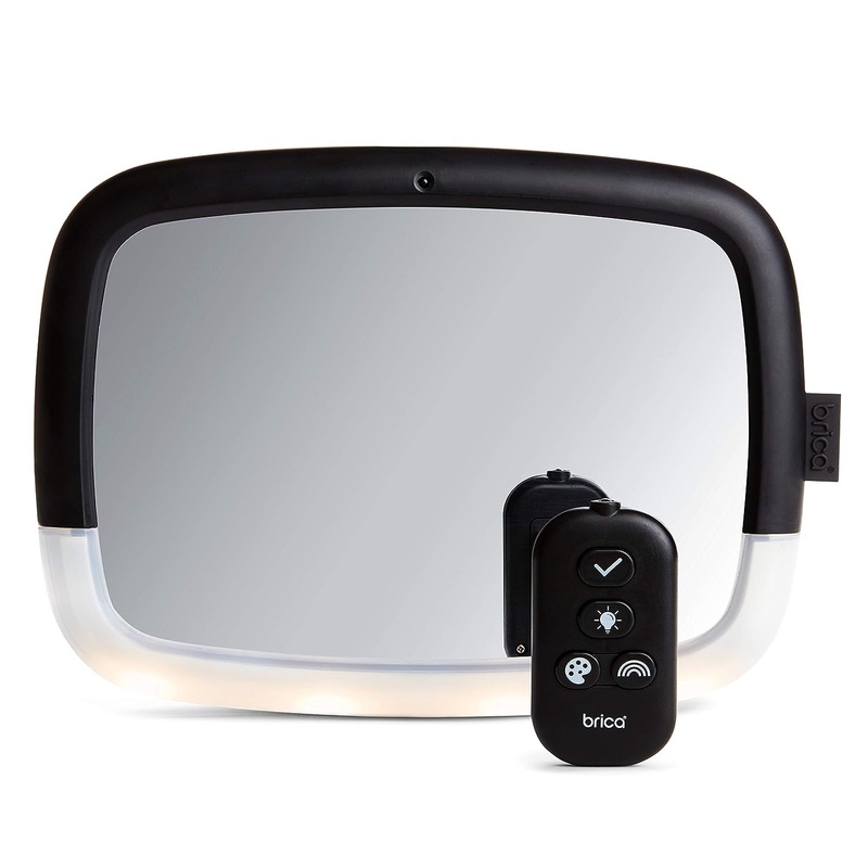 Brica Night Light Pivot Baby in-Sight Adjustable Car Mirror