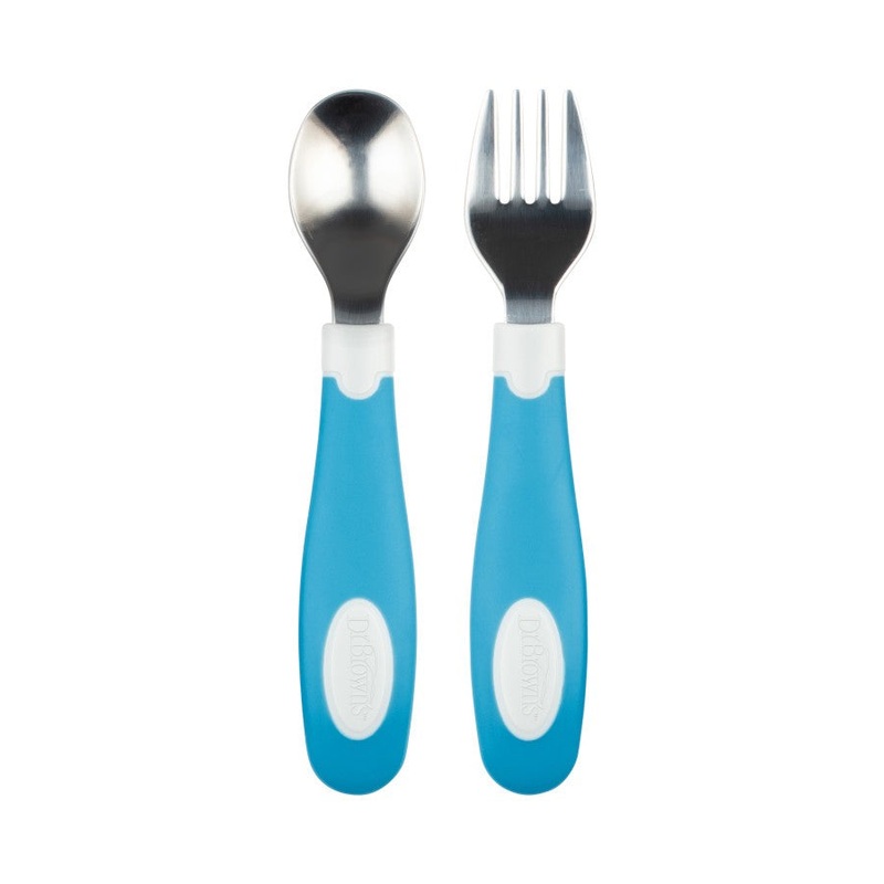 Dr. Browns Designed to Nourish Soft-Grip Spoon and Fork Set