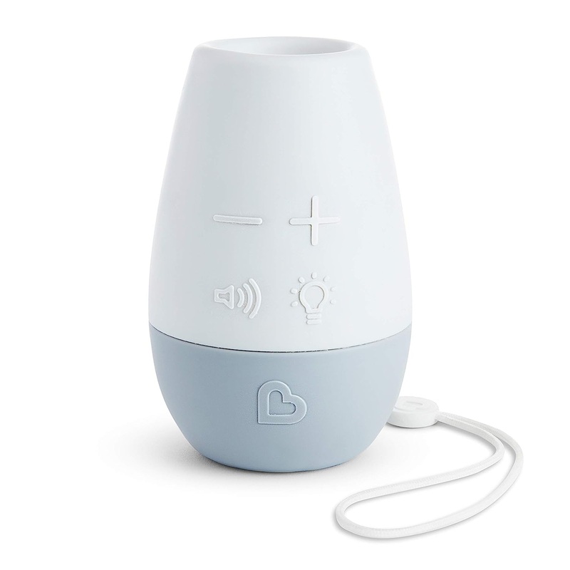Munchkin Portable Baby Sleep Soother White Noise Sound Machine and Night Light