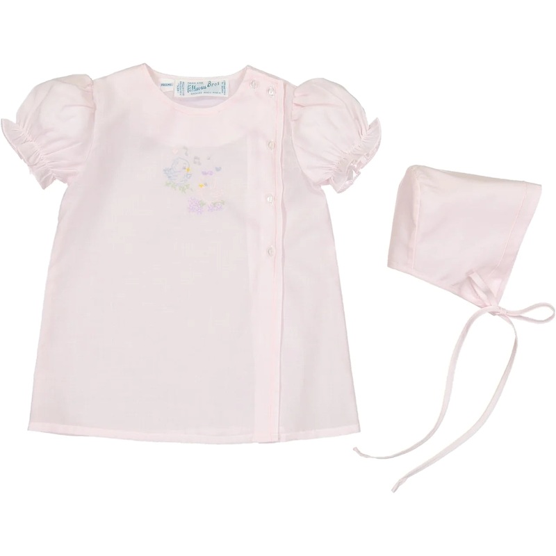 Preemie Lovebirds DayGown Set Pink