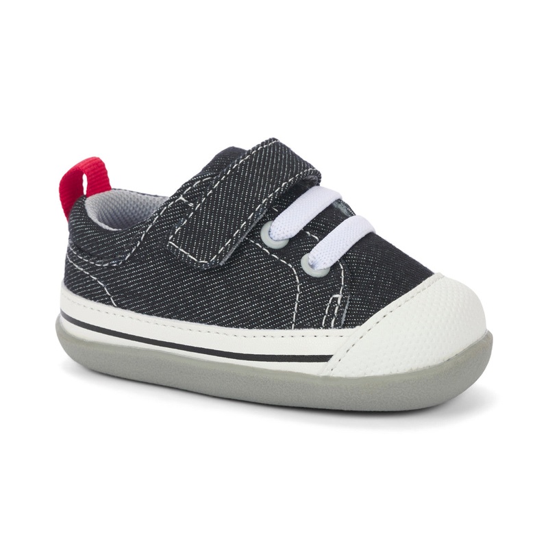 Stevie First Walker Shoes-Denim Black 3