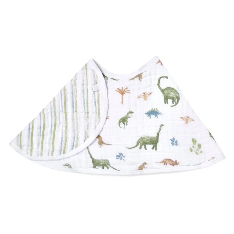 Aden & Anais Essentials Cotton Muslin Burpy Dino Jungle