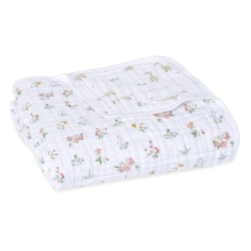 Aden & Anais Essentials Cotton Muslin Dream Blanket Dino Jungle