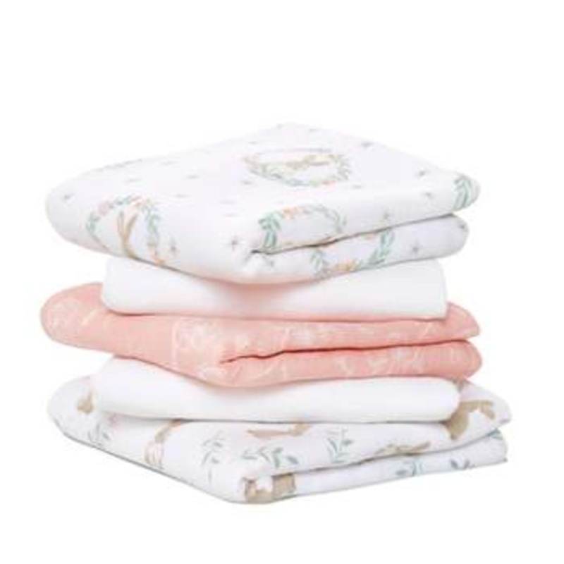 Essentials Cotton Muslin Squares 5-Pack Harmony