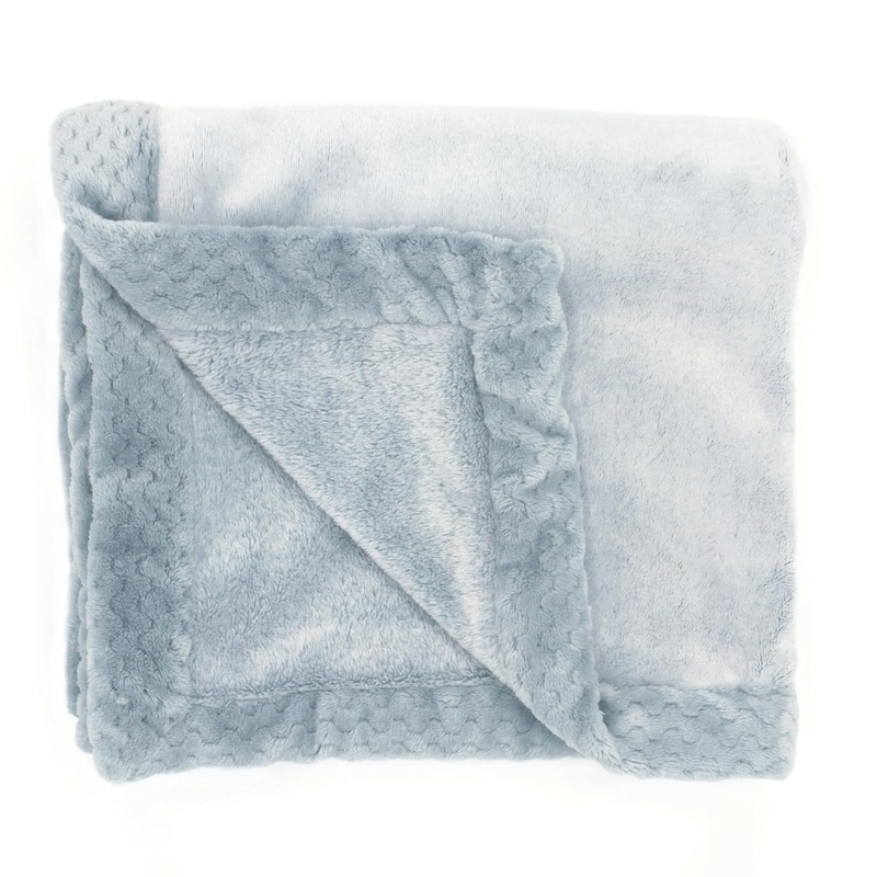 Essentials Plush Baby Blanket Blush Pink