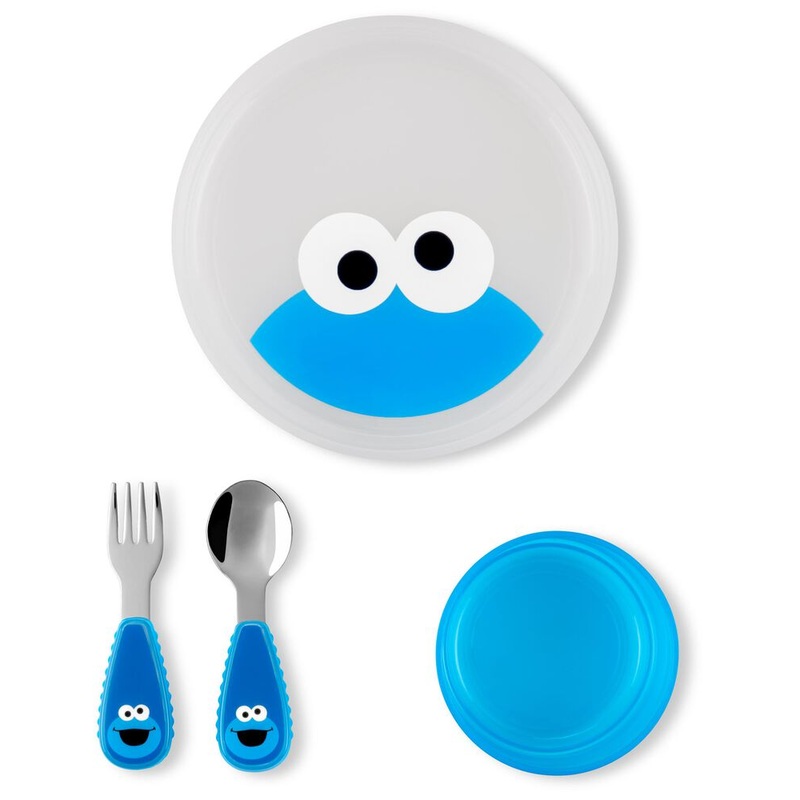 Skip Hop Toddler Sesame Street Mealtime Set Cookie Monster