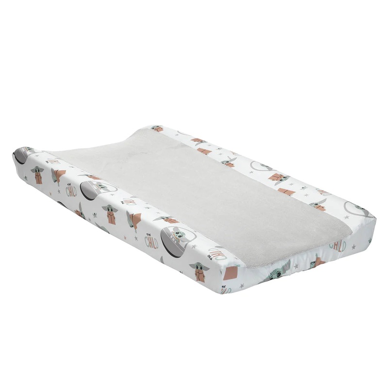 Star Wars Mandalorian The Child/Baby Yoda Gray Changing Pad Cover