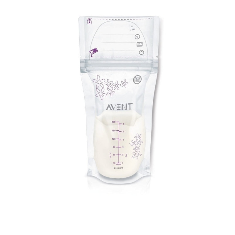 Avent Breast Milk Storage Bags, 6 oz, 50 Count