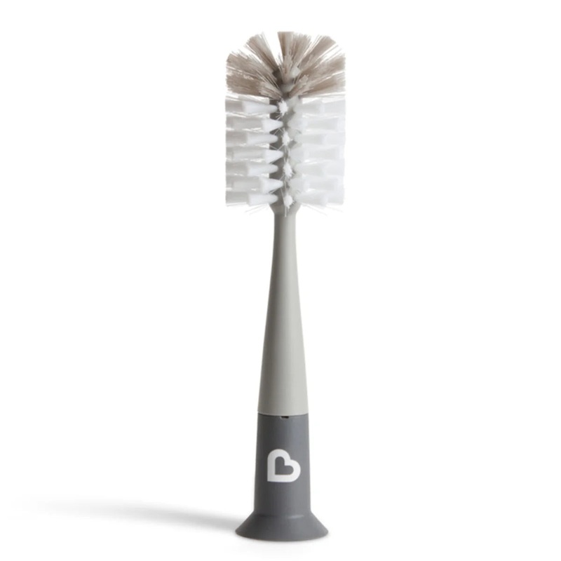 Munchkin Bristle Bottle Brush Grey