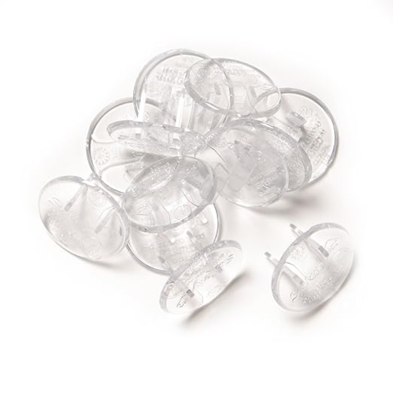 Safety 1st Ultra Clear Plug Protector, 12 Pack