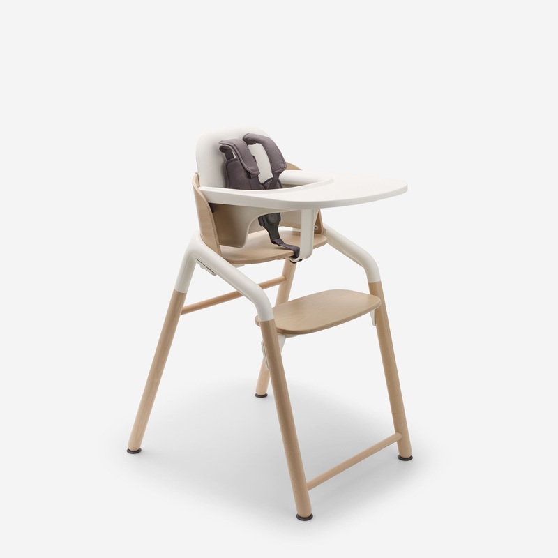 Bugaboo Giraffe Complete High Chair Neutral Wood / White