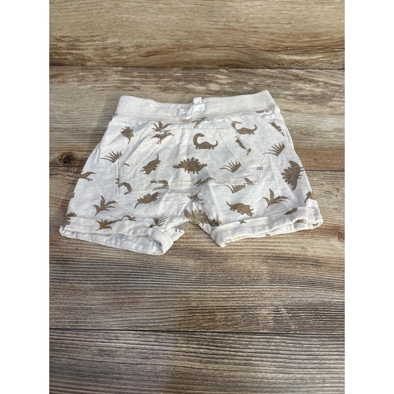 Castro Dinosaur Drawstring Shorts Oatmeal sz 12-18m Oatmeal 12m